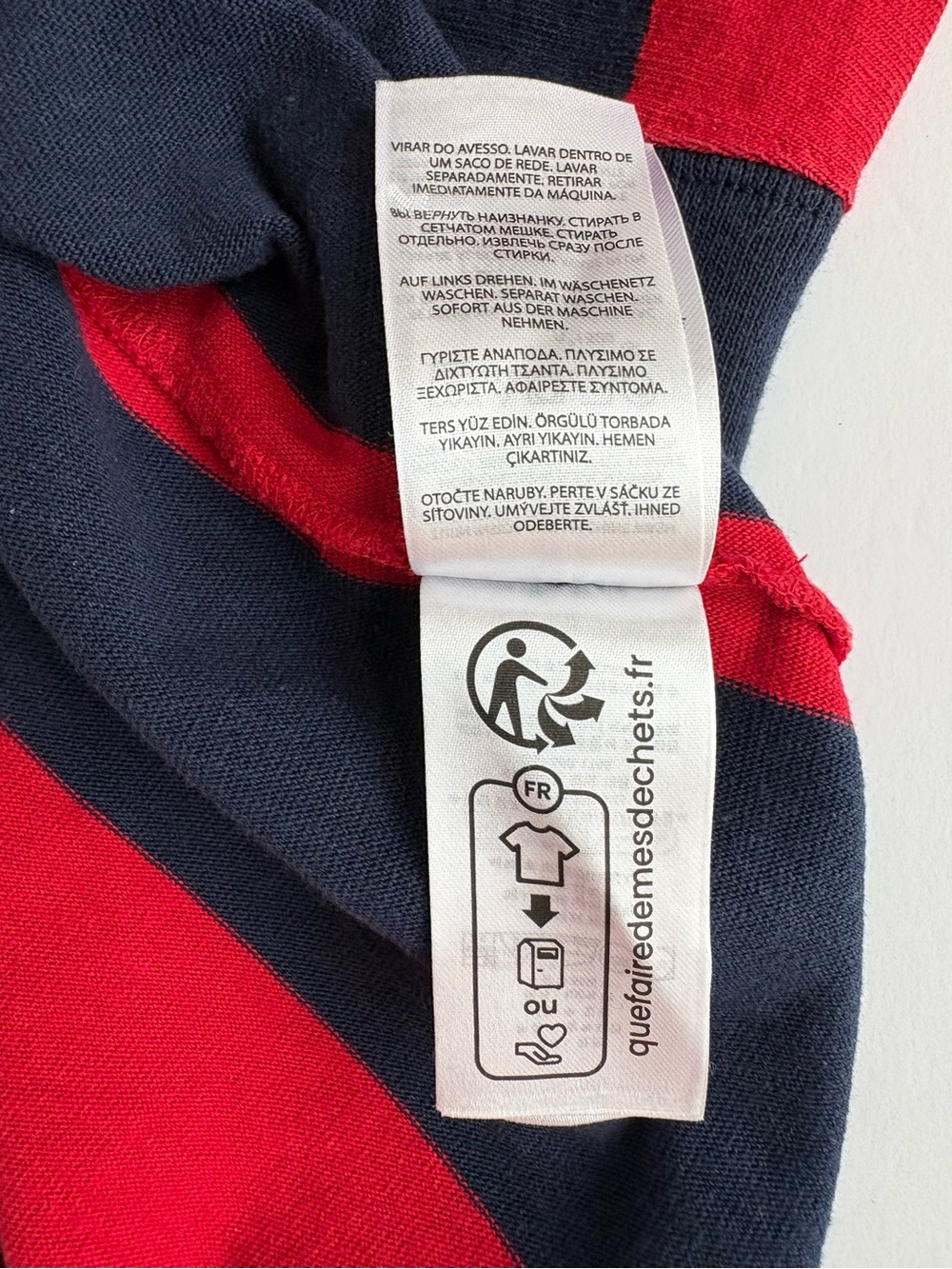 Ralph Lauren Navy & Red Lace-Up Rugby Polo Team USA Paris Olympics 2025 - Picture 6 of 7